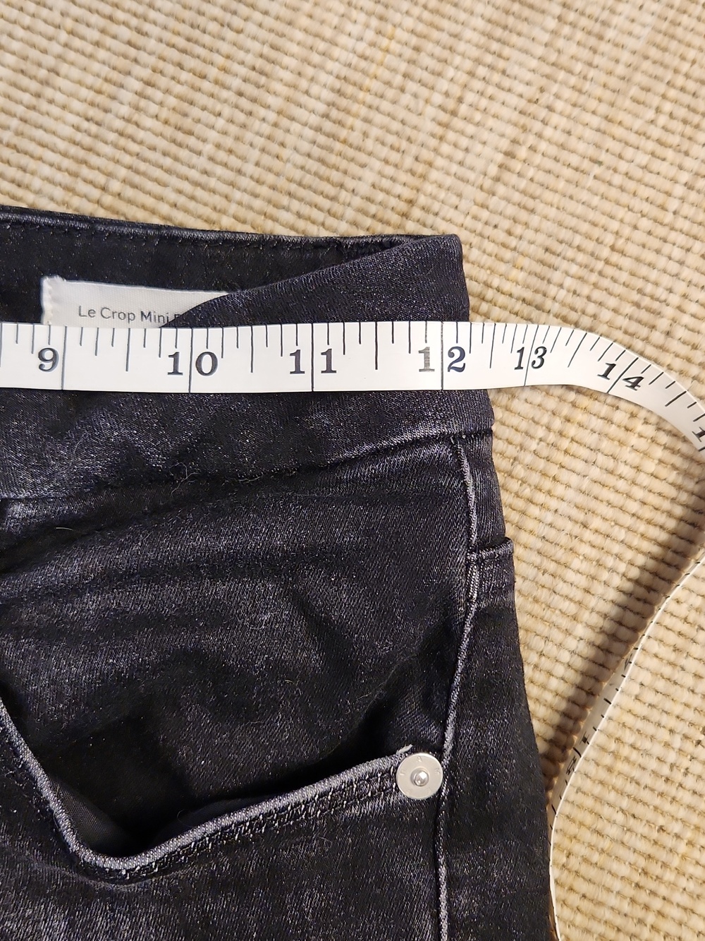 Frame Le Crop Mini Boot Tinsley Jeans Sz 25 - Picture 6 of 12